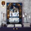 2023 National Champions Rematch LSU Tigers Versus Iowa Hawkeyes NCAA March Madness Women’s Basketball Home Decor Poster Canvas