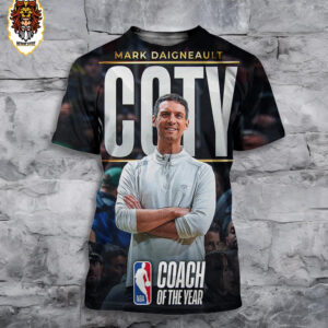 Mark Daigneault OKC Thunders Coach The 2023-24 NBA Coach Of The Year All Over Print Shirt