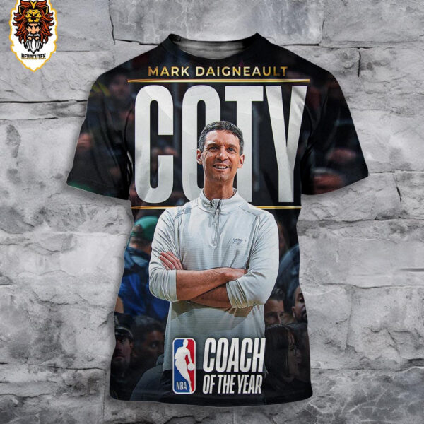 Mark Daigneault OKC Thunders Coach The 2023-24 NBA Coach Of The Year All Over Print Shirt