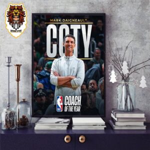 Mark Daigneault OKC Thunders Coach The 2023-24 NBA Coach Of The Year Home Decor Poster Canvas