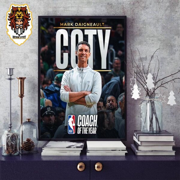 Mark Daigneault OKC Thunders Coach The 2023-24 NBA Coach Of The Year Home Decor Poster Canvas