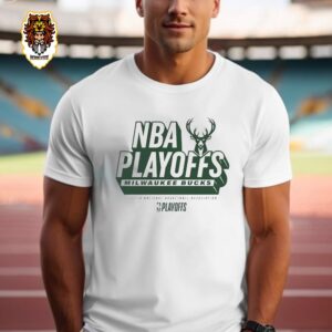 Milwaukee Bucks NBA Playoffs 2024 Defensive Stance Unisex T-Shirt