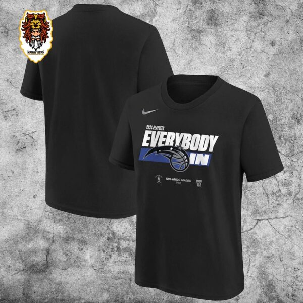 Nike Black Orlando Magic NBA Playoffs 2024 Mantra Unisex T-Shirt
