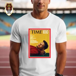 Patrick Mahomes Kansas City Chiefs On Time 100 The World’s Most Influential People Lastest Cover Issues Unisex T-Shirt