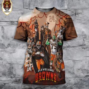 Poster For Cleveland Browns Happy National Super Hero Day April 28th 3D All Over Print Shirt