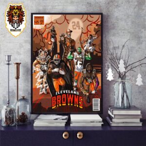 Poster For Cleveland Browns Happy National Super Hero Day April 28th Home Decor Poster Canvas
