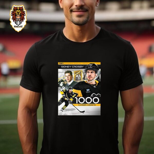Sidney Crosby Becomes Just The 14th Player Of All-Time To Reach 1000 Assists Unisex T-Shirt
