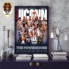 Slam Cover Gold Metal Edition The Basketball Capital Of The World Uconn Huskies The Powerhouse Home Decor Poster Canvas