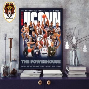 Slam Cover The Basketball Capital Of The World Uconn Huskies The Powerhouse Home Decor Poster Canvas