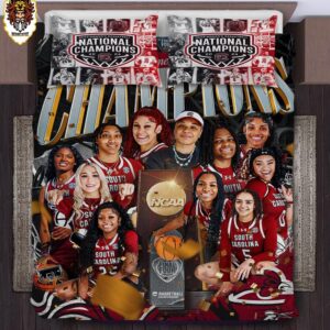 South Carolina Gamecocks Are 2024 National Champions NCAA Divison I Women’s Basketball March Madness Gift For Fan Bedding Set