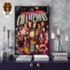 South Carolina Gamecocks Is National Champions NCAA March Madness Women’s Basketball 2024 Home Decor Poster Canvas