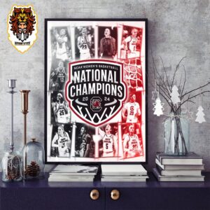 South Carolina Gamecocks Is National Champions NCAA March Madness Women’s Basketball 2024 Home Decor Poster Canvas
