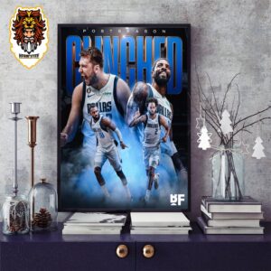 The Dallas Mavericks Have Officially Clinched A Spot In The Postseason NBA Home Decor Poster Canvas