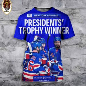 The New York Rangers With 114 Points Are The Top Team This Season President’s Trophy Winner 3D All Over Print Shirt