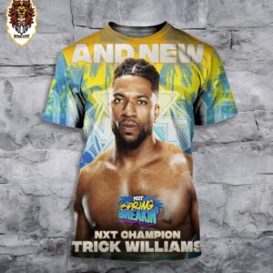 Trick Williams Become The New WWE NXT Spring Breaking Champions After Ilja Dragunov 3D All Over Print Shirt
