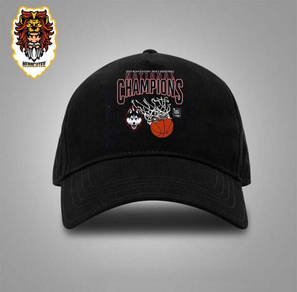 UConn Huskies 2024 NCAA Men’s Basketball Repeat National Champions Core Snapback Classic Hat Cap