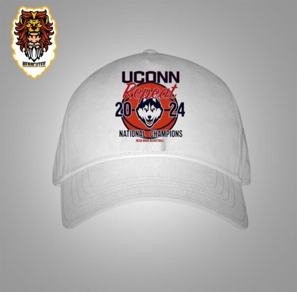 UConn Huskies Repeat 2024 National Champions NCAA Men’s Basketball March Madness Snapback Classic Hat Cap