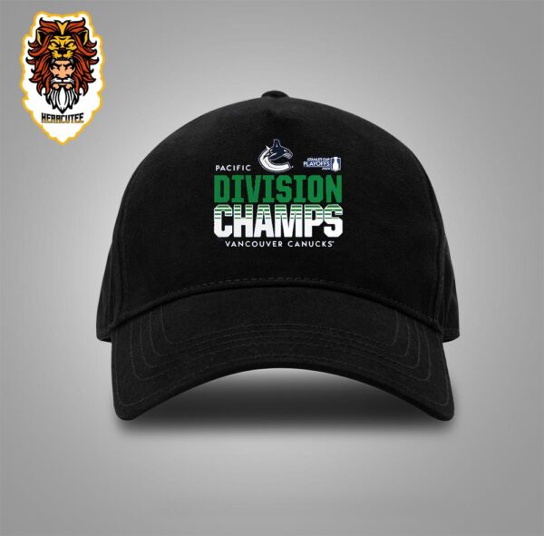 Vancouver Canucks 2024 NHL Pacific Division Champions Snapback Classic Hat Cap