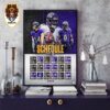 Los Angeles Rams Revealed Their New Season NFL 2024 Schedule Home Decor Poster Canvas