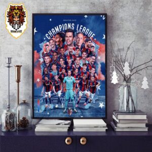 Bologna Football Club Qualified To UEFA Champions League 2024-2025 Home Decor Poster Canvas