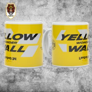 Borussia Dortmund BVB UEFA CL Finale Champions League Final Yellow Wonder Wall Drink Coffee Ceramic Mug