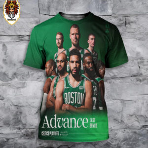 Boston Celtics Advance To NBA Playoffs East Conference Semi Final Season 2023-2024 3D All Over Print Shirt