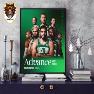 Boston Celtics Advance To NBA Playoffs East Conference Semi Final Season 2023-2024 Home Decor Poster Canvas