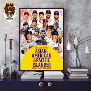Celebrate MLB Asian-American And Pacific Islander Heritage Month Home Decor Poster Canvas