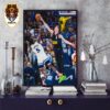 Aaron Gordon Poster Dunk Over Gudy Robert Nuggets Win Game 5 Against Wolves Western Semifinals NBA Playoffs 2023-2024 Home Decor Poster Canvas