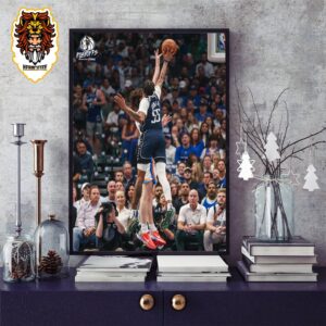 Derrick Jones Jr Not In My House Block Gidgey In Game 4 Western Semifinals Mavericks Versus Thunders NBA Playoffs 2023-2024 Home Decor Poster Canvas
