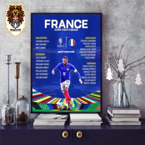 France National Football Team Introducing Their Squad For Euro 2024 In Germany Home Decor Poster Canvas