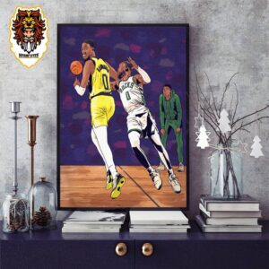 Haliburton And The Pacers Advanced To East Semi Final After Win The Series Versus Milwaukee Bucks NBA Playoffs 2024 Home Decor Poster Canvas