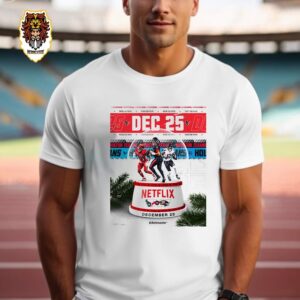 Houston Texans Head To Head Baltimore Ravens At Home On Their Christmas Game In New Season NFL 2024 Live On Netflix Unisex T-Shirt