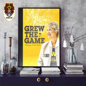 Iowa Hawkeyes Grew The Game Thank You Coach Lisa Bluder Enjoy Your Reirement Home Decor Poster Canvas
