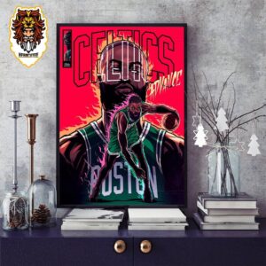 Jaylen Brown Boston Celtics Advanced To Eastern Cofference Finals NBA Playoffs 2023-2024 Artwork Vintage Home Decor Poster Canvas