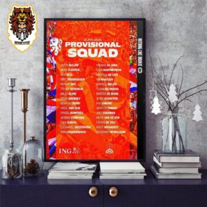 Netherland National Football Team Introducing Their Squad For Euro 2024 In Germany Home Decor Poster Canvas