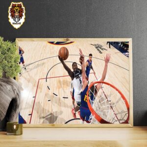 Nuggets Can’t Defend Ant Man Anthony Edward In Game 1 With Nuggets With 43 Points His Playoffs Career High Home Decor Poster Canvas