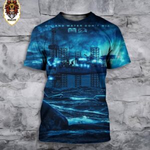 Oil And And Water Don’t Mix Poster For Vancouver Canucks Versus Edmonto Oilers Stanley Cup NHL Playoffs 2024 All Over Print Shirt