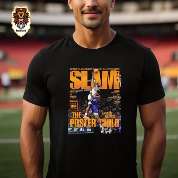 Orange Metal Anthony Edwards The Poster Child Iconic Dunk Moment Ant On The Cover Of Slam Online Unisex T-Shirt
