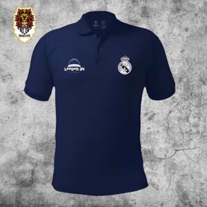 Real Madrid A Por La 15 UEFA Champions League UCL Final London 24 Polo Premium Limited Polo Shirt