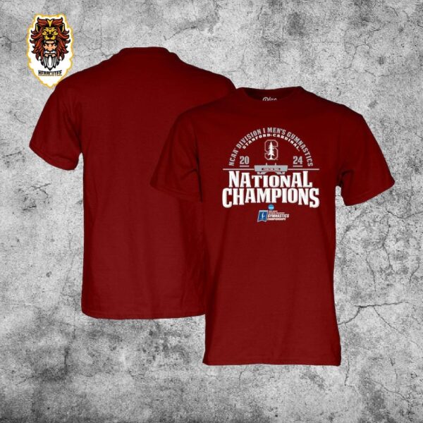 Stanford Cardinal Unisex Blue 84 Cardinal Men’s Gymnastics National Champions NCAA 2024 Premium Unisex T-Shirt
