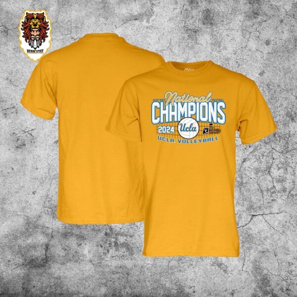 UCLA Bruins Blue 84 Gold Men’s Volleyball National Champions NCAA 2024 Premium Unisex T-Shirt