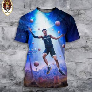 Victor Wembanyama By Becoming The First Frenchman In History To Win The Rookie Of The Year Trophy In NBA All Over Print Shirt