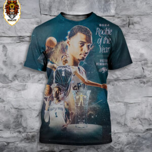 Victor Wembanyama San Antonio Spurs Rookie Of The Year Poster Gift For Fan Limited Version All Over Print Shirt