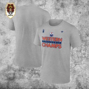 Edmonton Oilers 2024 Western Conference Champions Locker Room NHL Stanley Cup Final Unisex T-Shirt