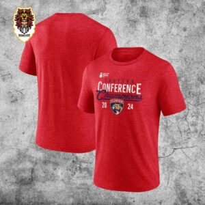 Florida Panthers Red 2024 Eastern Conference Champions NHL Stanley Cup 2024 Final Unisex T-Shirt