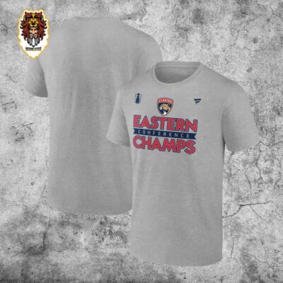 Florida Panthers Steel 2024 Eastern Conference Champions Locker Room NHL Stanley Cup 2024 Final Unisex T-Shirt