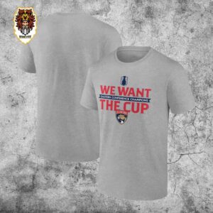 Florida Panthers Steel 2024 Eastern Conference Champions We Want The Cup NHL Stanley Cup Final 2024 Unisex T-Shirt